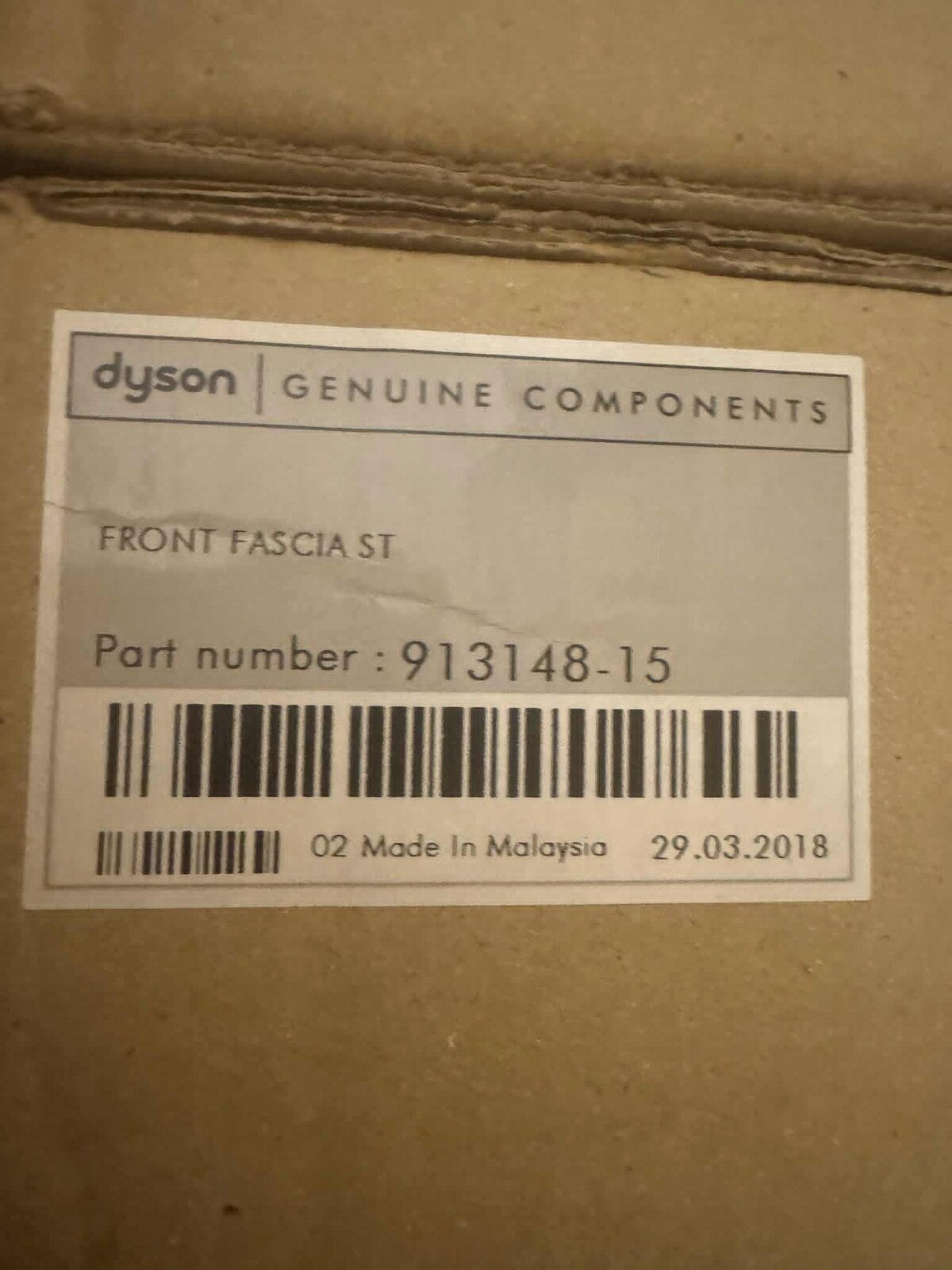 Dyson Airblade Přední kryt kovový nls 913148-15