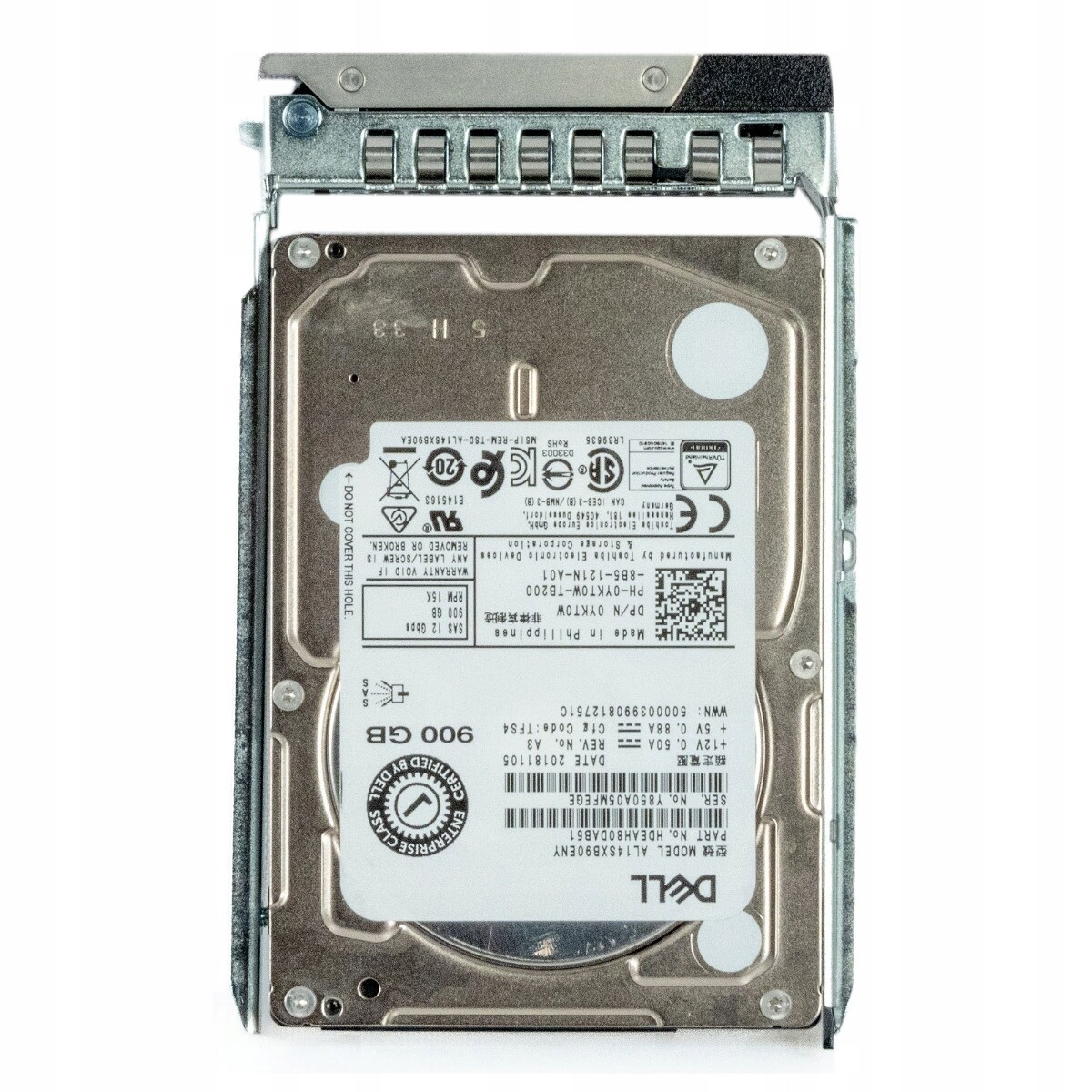 Dell 0YKT0W 900GB 15K 128MB SAS-3 2.5'' AL14SXB90ENY