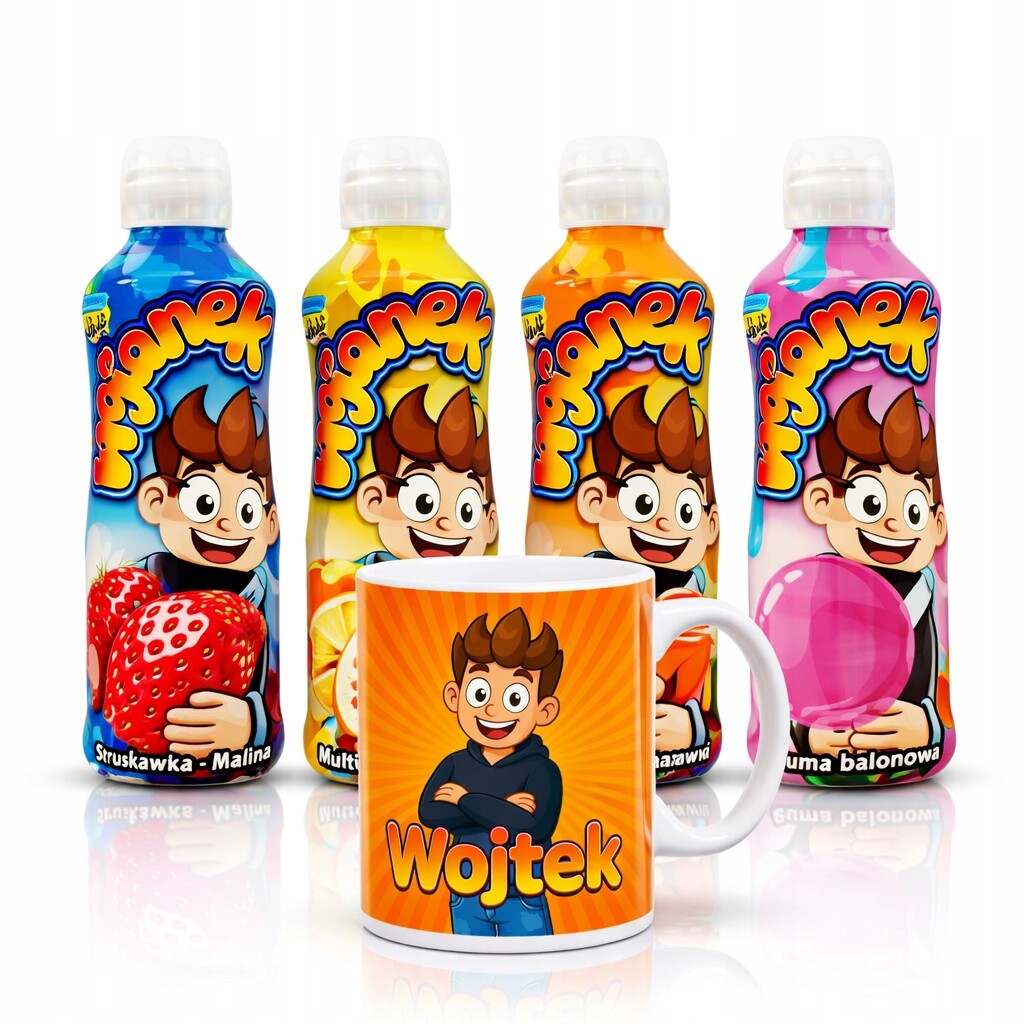 Wojanek Všechny Příchutě 4x500 ml hrnek s jménem Bonus!
