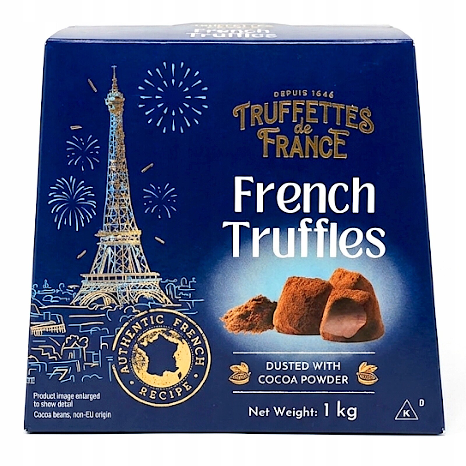 Francouzské Čokoládové Lanýže Sladkosti Pralinky Jemné Čokoládky 1000 g