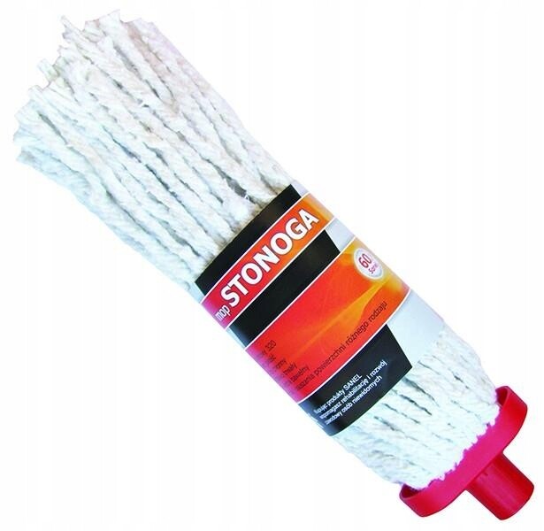 8 x Sanel Šňůrkový mop Stonožka Náhradní koncovka Vložka Do Mopu z bavlny