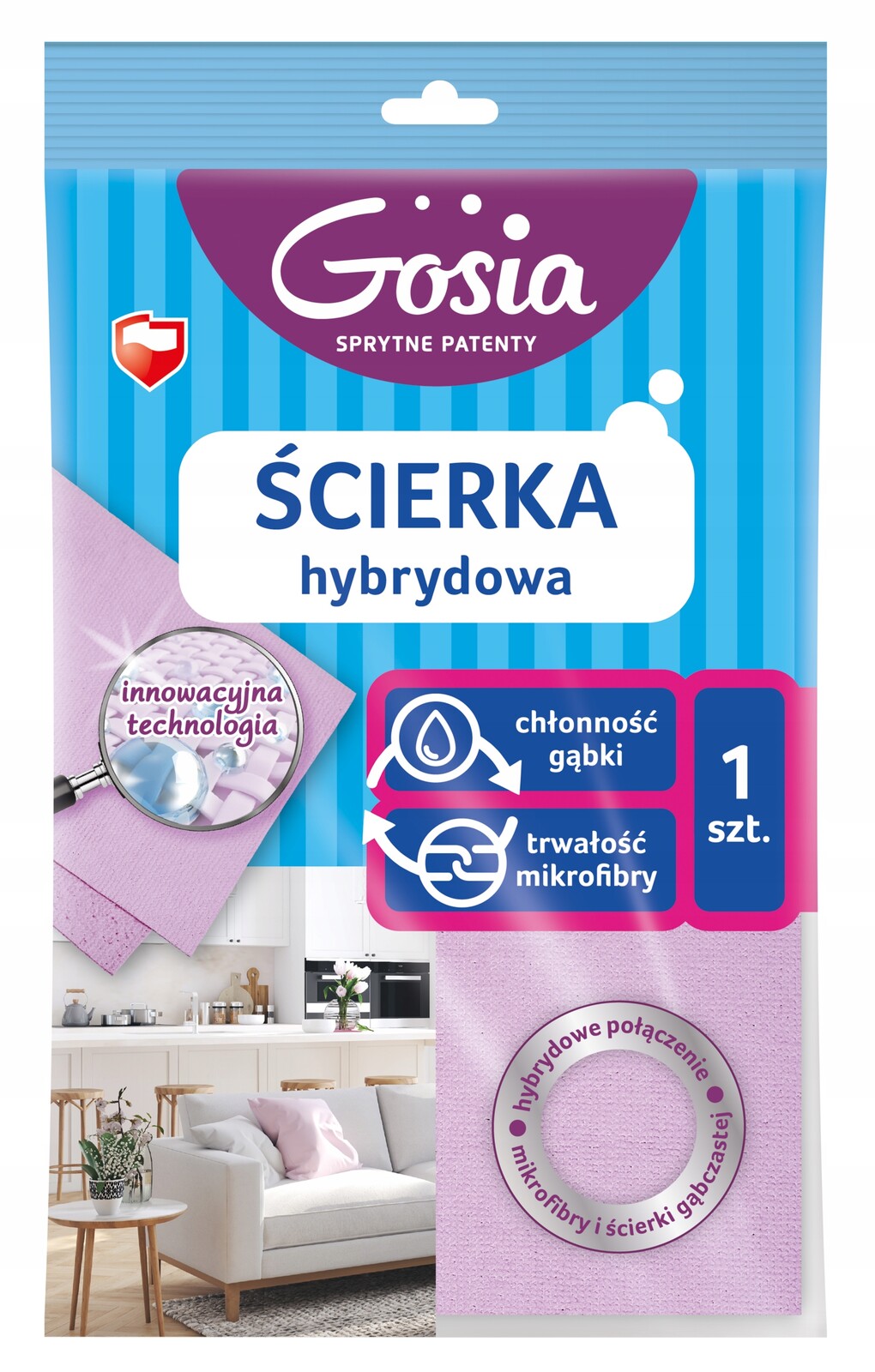7X Gosia univerzální hybridní utěrka z mikrovlákna