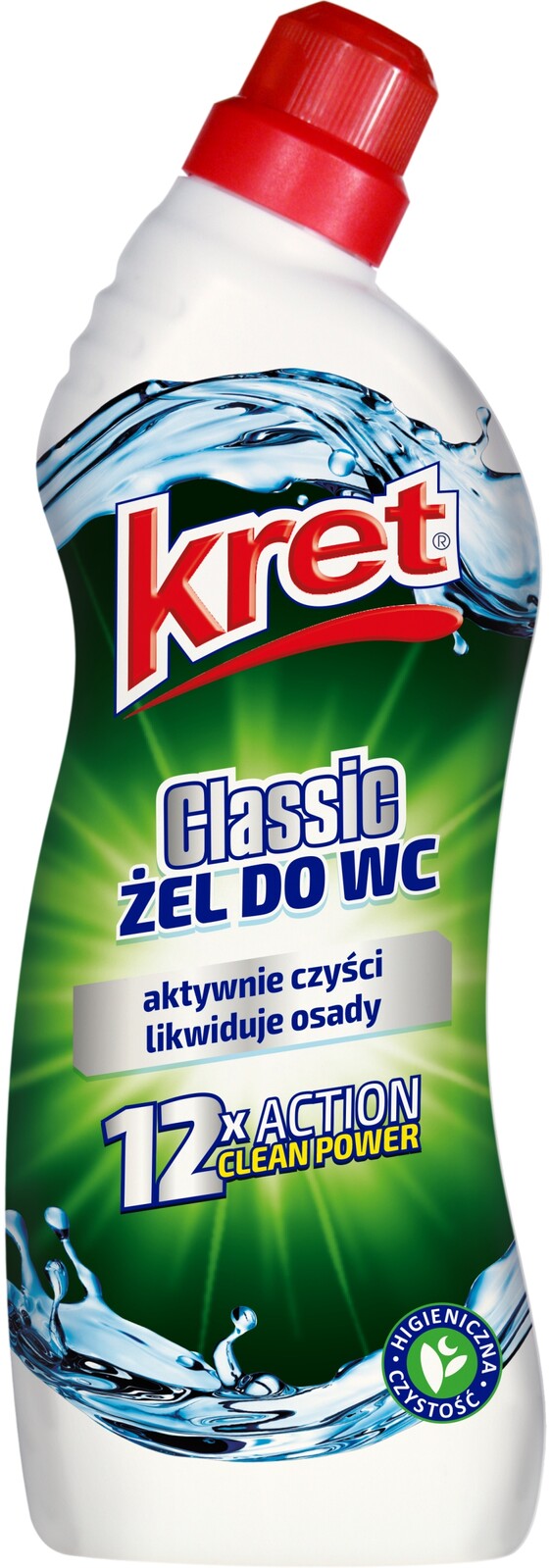8 x Kret Gel na čištění Wc Classic 750 g