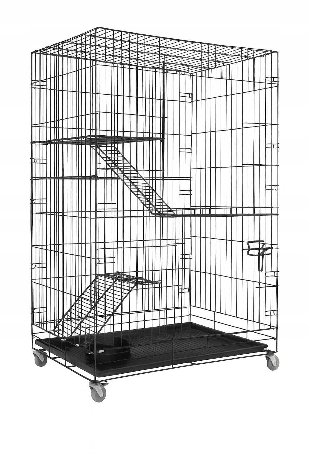 Třípatrová Klec Pro Hlodavce, Prasátka, Činčily 60x40x100 cm