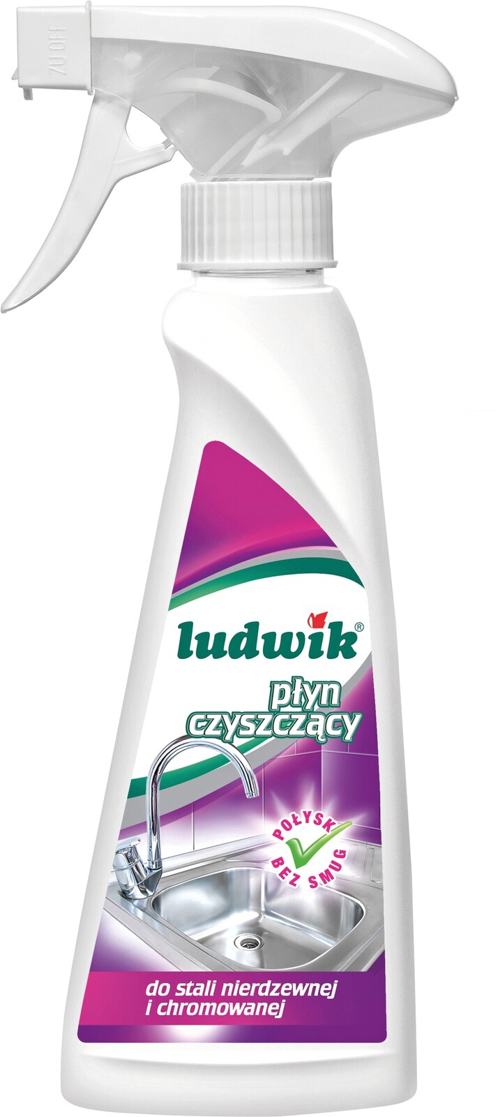 6X Ludwik Čisticí prostředek na nerezovou a chromovanou ocel 250 ml