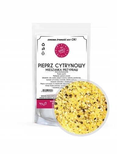 17 x Winoszarnia Citronový Pepř Koření na ryby 50 g