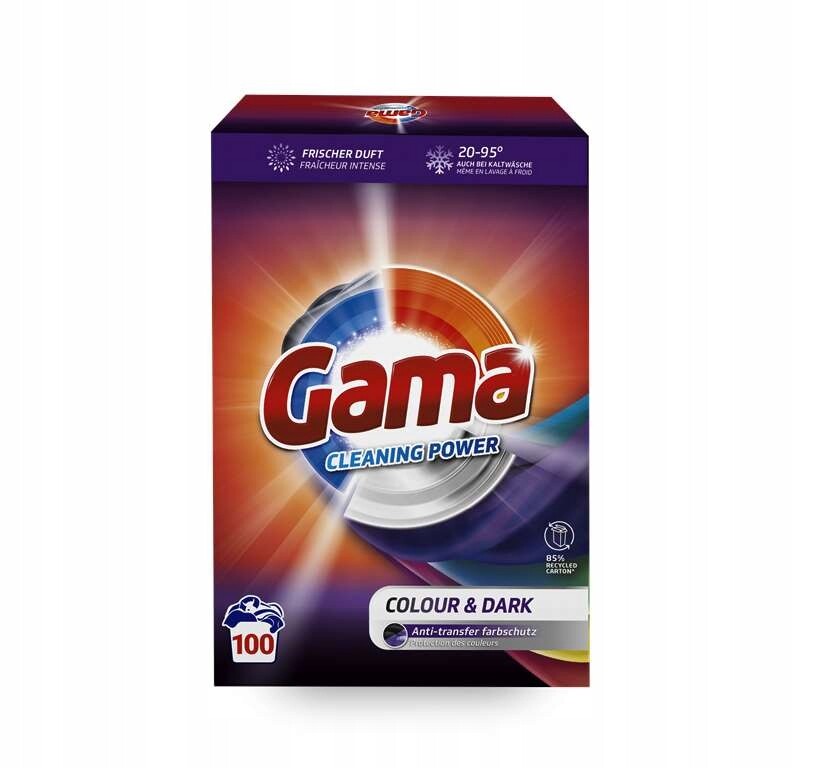 Gama prášek na barevné prádlo 6,195 kg