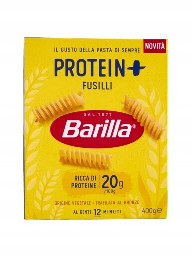 5 x Těstoviny Fusilli Protein+ 400 g Barilla
