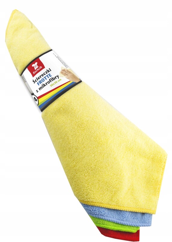 8 x Kuchcik Froté utěrka z mikrovlákna 4ks 30x30 cm Opakovaně použitelná