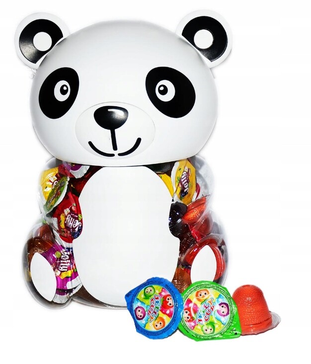 Želé Bonbony Panda Jelly Cup pokladnička 100 kusů 1300 g