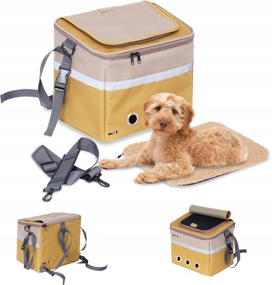 MaxxPet Košík na kolo pro psa Košík na přední řídítka 36x25x30