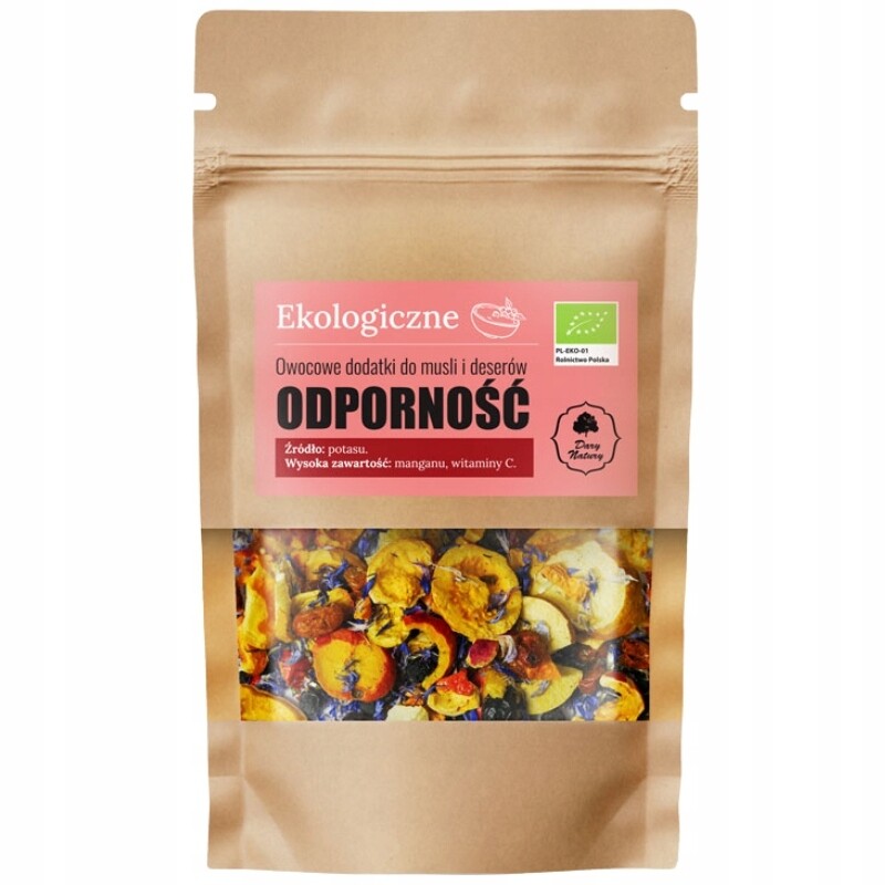 4x Ovocné přísady do müsli a dezertů Odolnost Bio 20 g Dary Natury