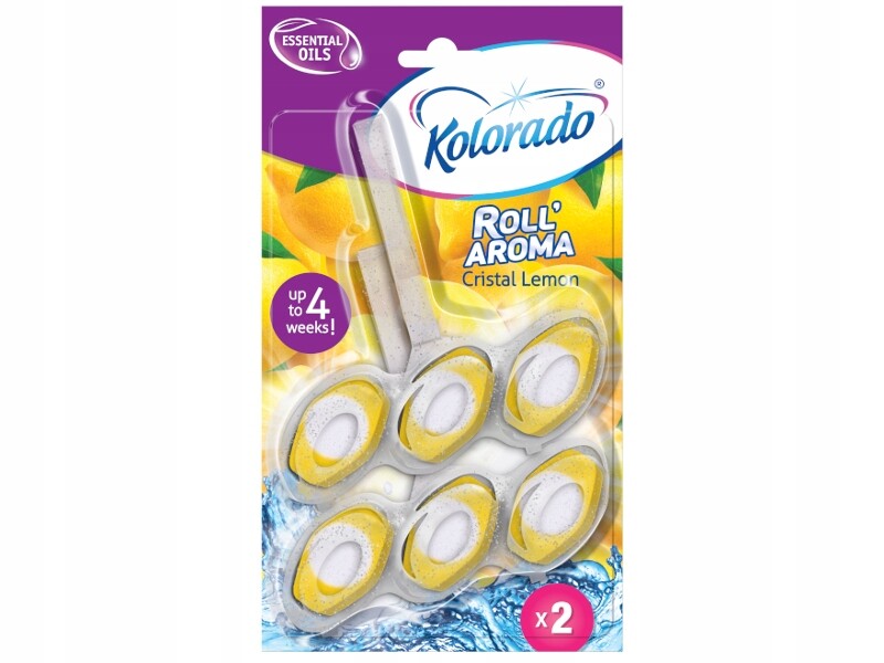 7x Kolorado Roll Aroma Cristal Lemon Toaletní kostka 2x51G