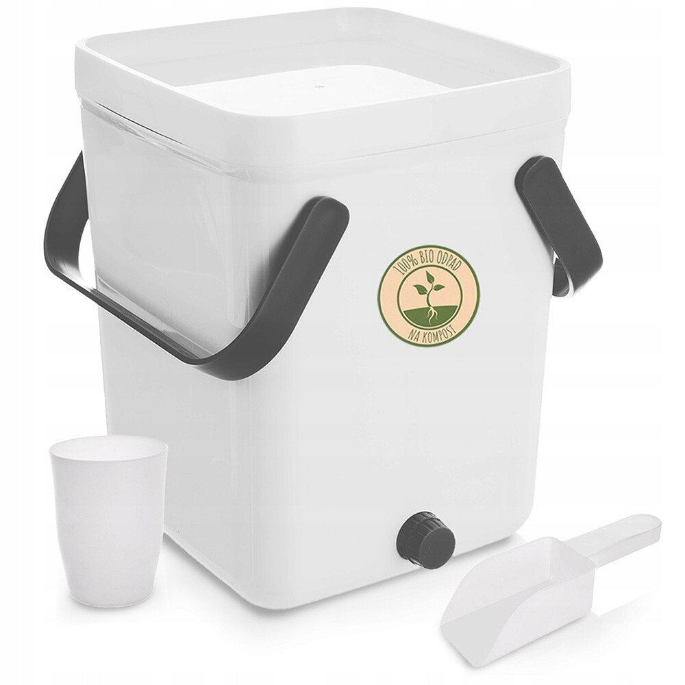 Kuchyňský kompostér malý odpadkový koš na bioodpady 10 l