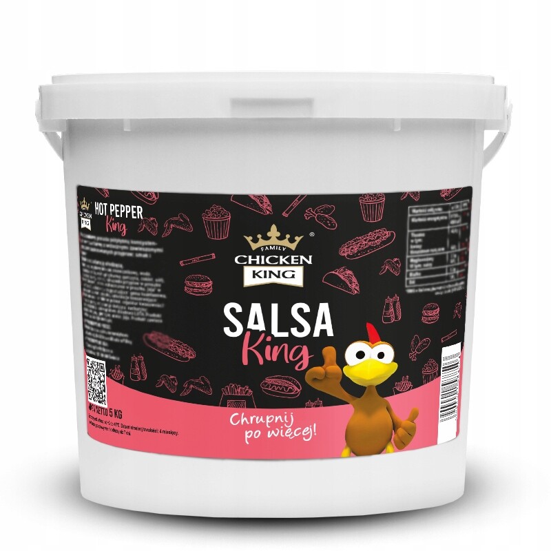 Omáčka Salsa King 5 kg pikantní omáčka na kuře a hranolky
