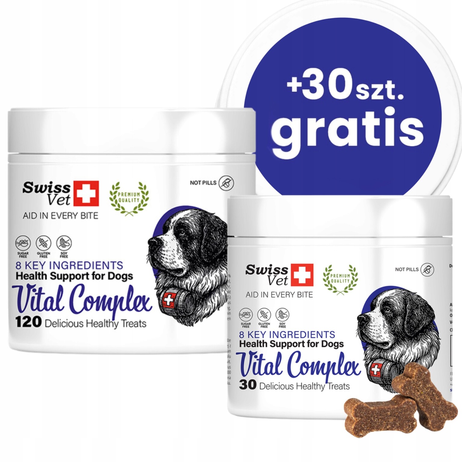 Swiss Vet Vital Complex pro psa 120 ks 30 ks Bonus podpora imunity