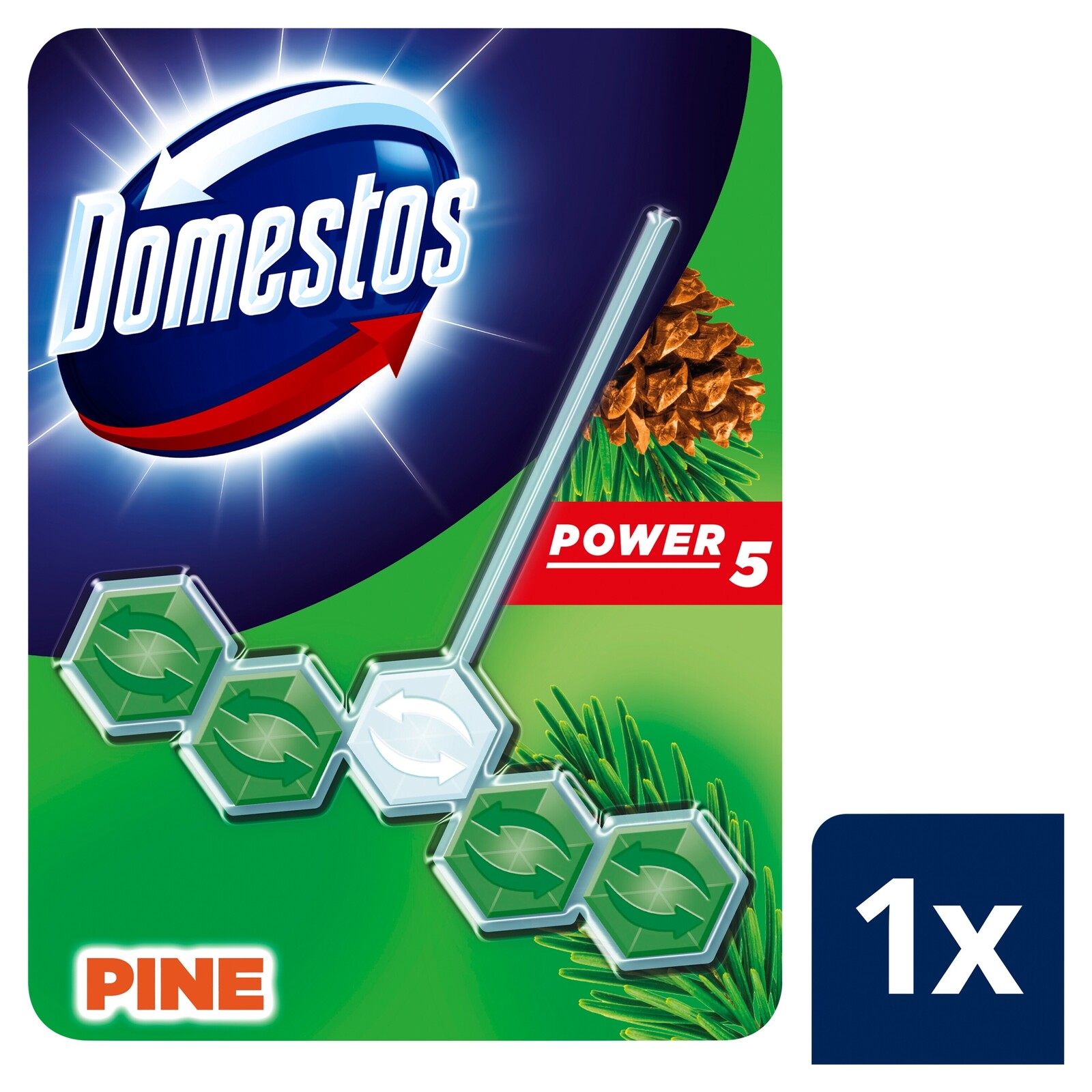 8X Domestos závěs na Wc Power 5 Pine 55 g