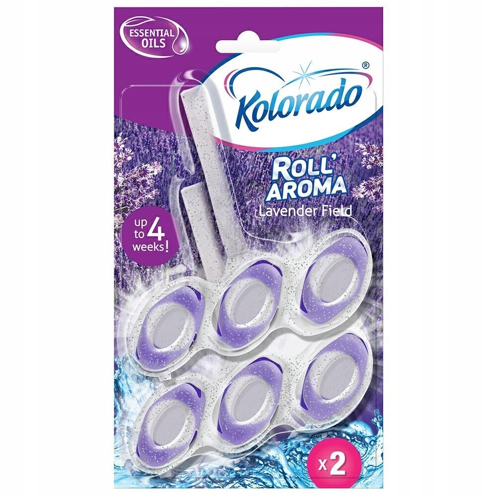 7x Kolorado Toaletní kostka Roll Aroma Lavender Field 2x51G