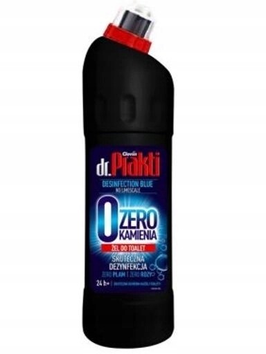 6x Dr. Prakti Gel na Wc bez kamene, modrý, 750 ml