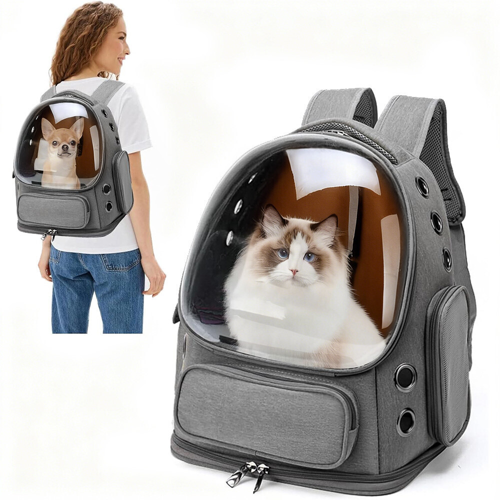 Přepravka Pro Psa A Kočku Průhledný Cestovní Batoh S Ventilací