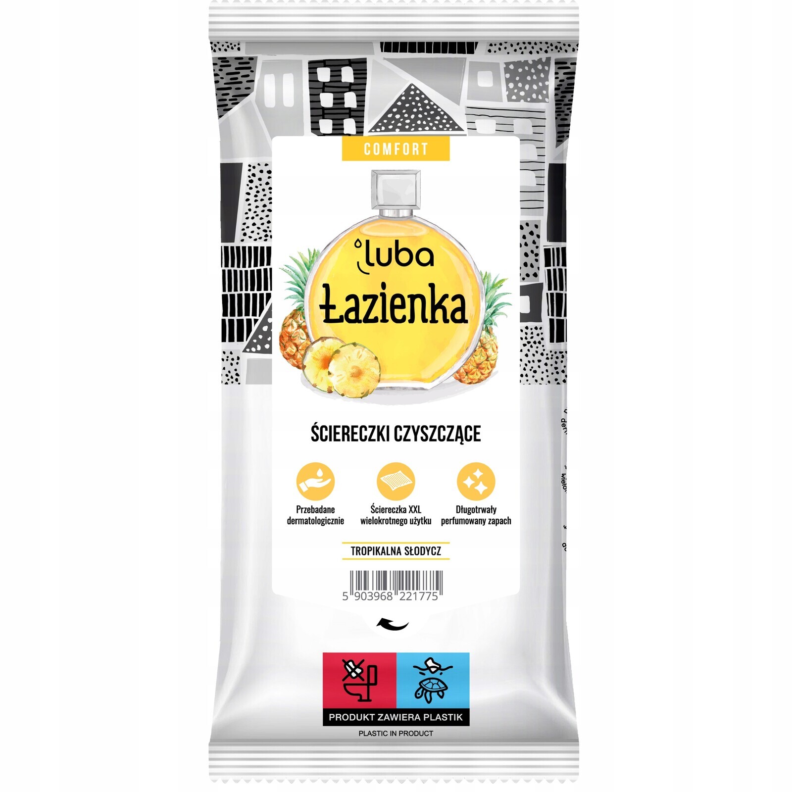 6 x parfémované čisticí utěrky Luba Comfort 32ks Koupelna