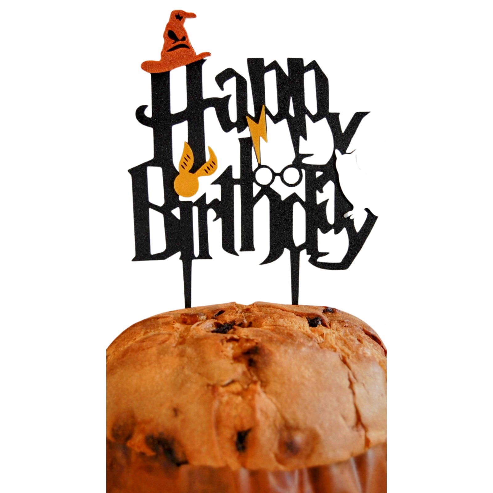 Zápich ve stylu Harryho Pottera pro fanouška dort Hp Happy Birthday