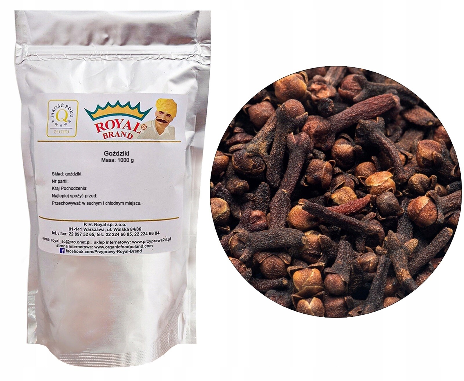 Celé Hřebíček Celý 1kg Essential Celé Hřebíček Gat I Royal Brand