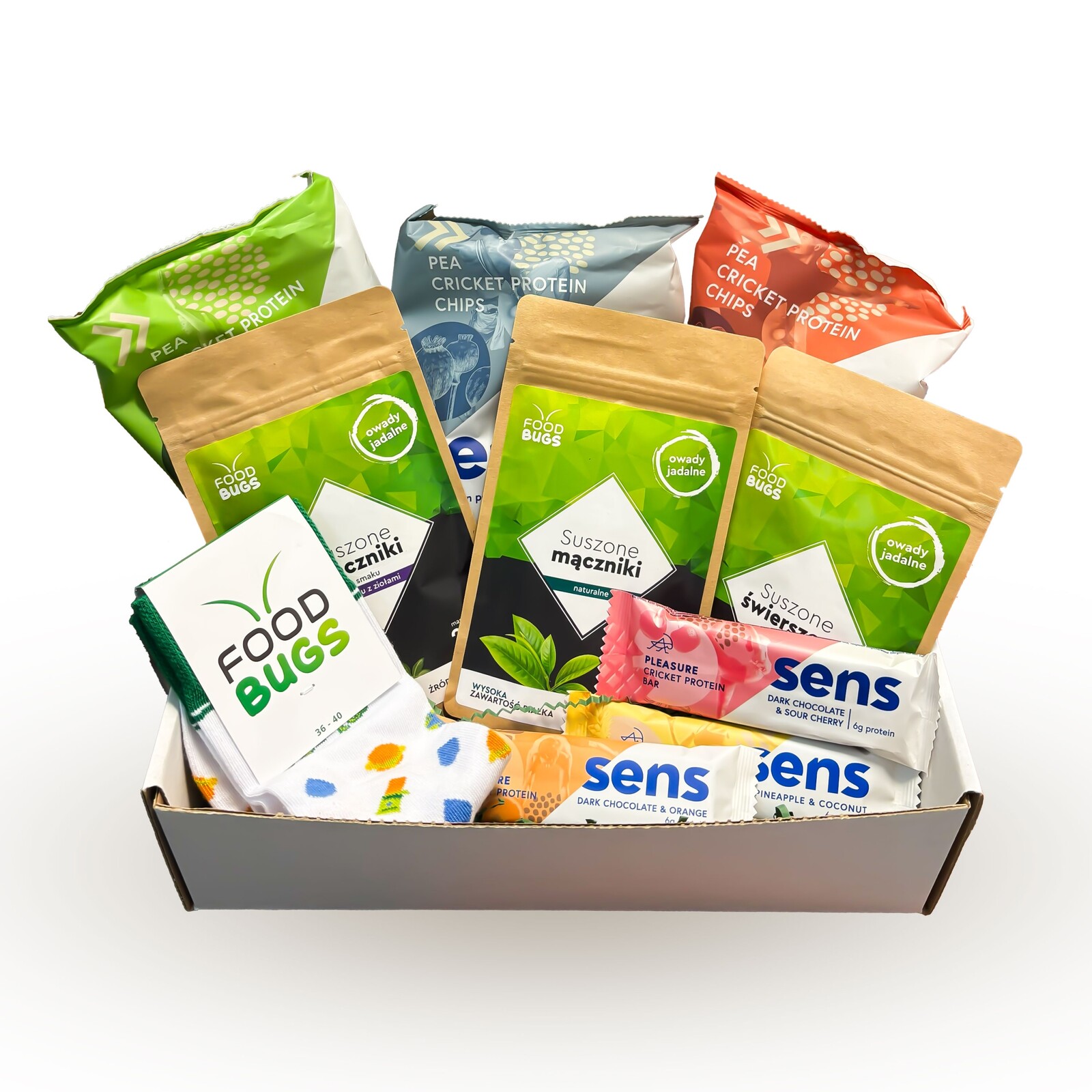 Jedlý hmyz – velká Dárková sada na Vánoce ponožky