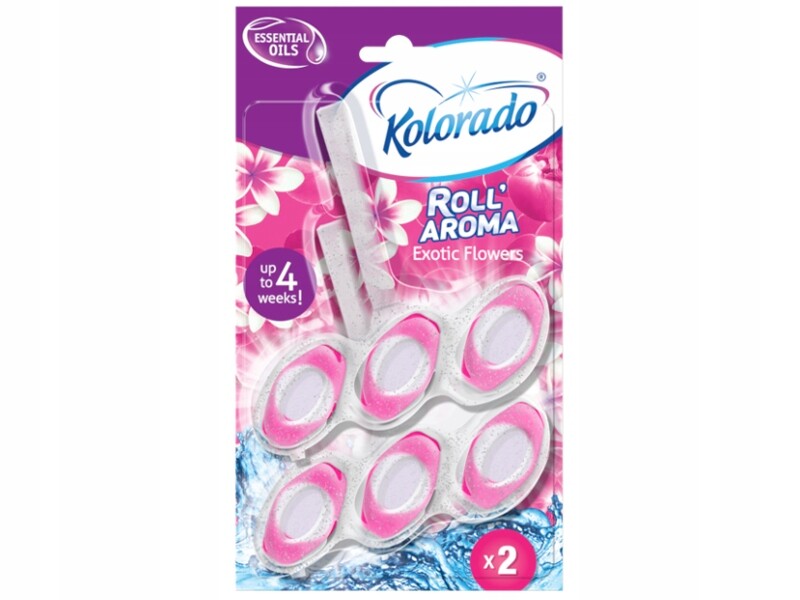 7X Kolorado Roll Aroma Exotic Flowers Toaletní kostka 2x51G