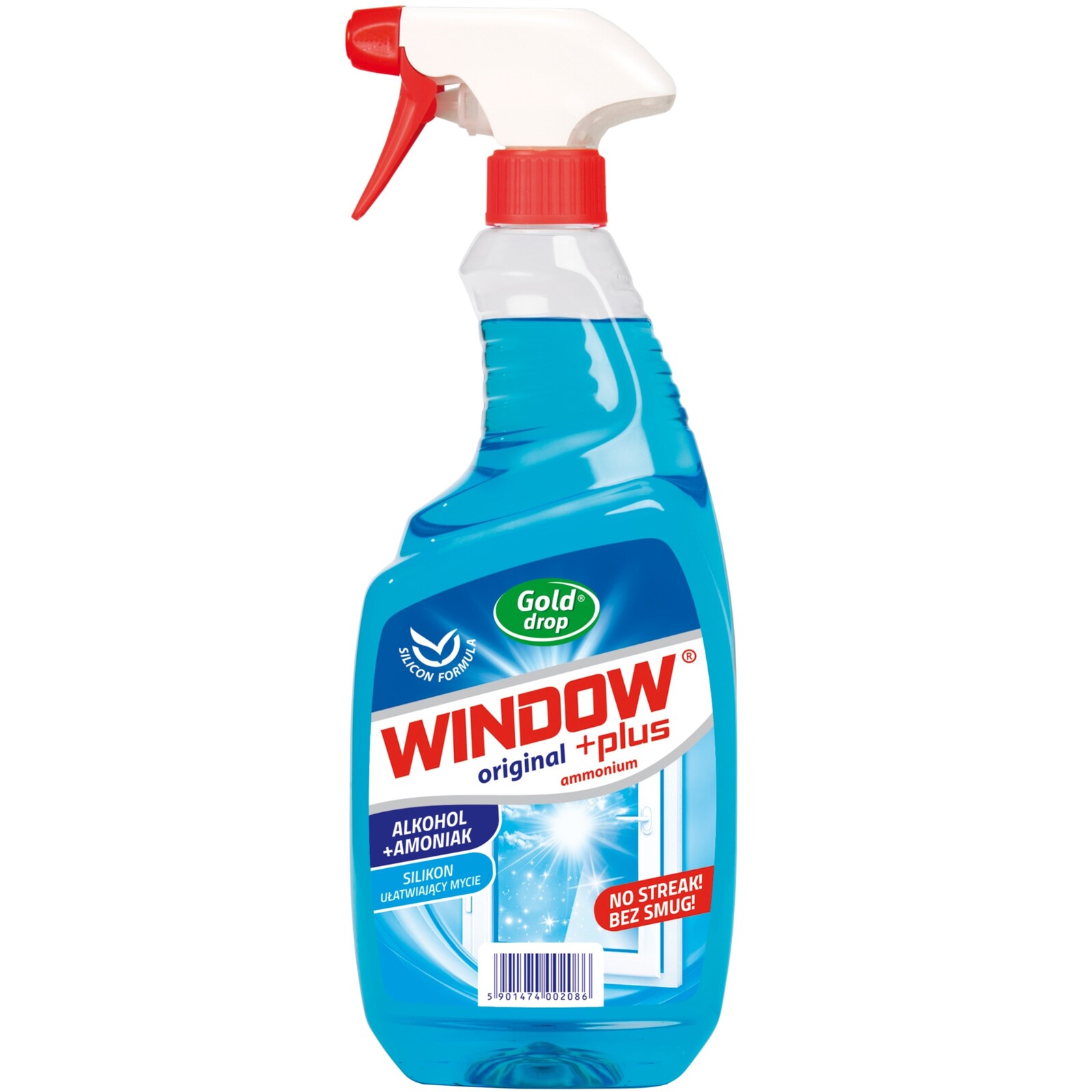 8X Window Plus Čistič skel Amoniak Rozprašovač 750 ml