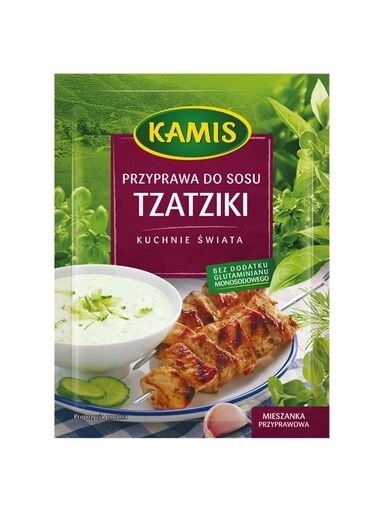 13 x Kamis Kuchyně světa Koření Tzeatziki Kořenící směs 20 g