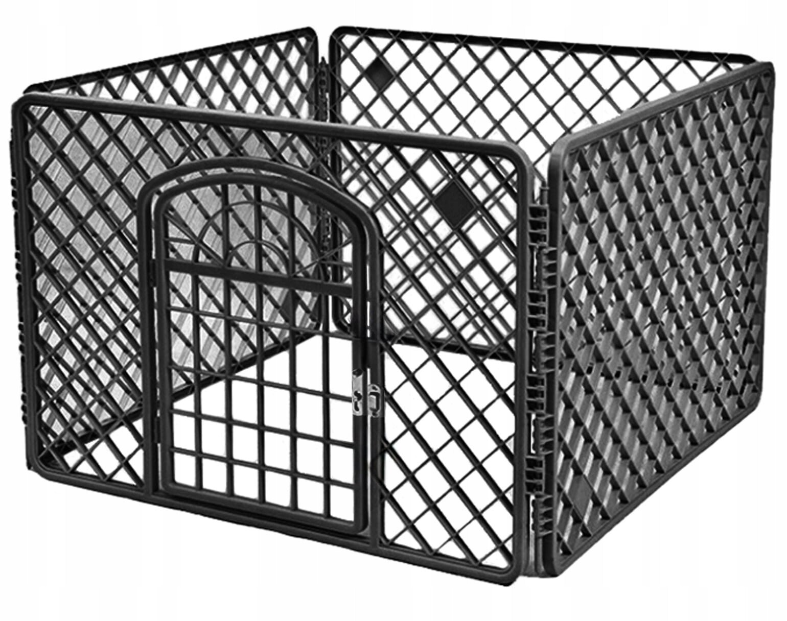 Ohrada pro psa, výběh, klec, 90x90x60 cm Černá