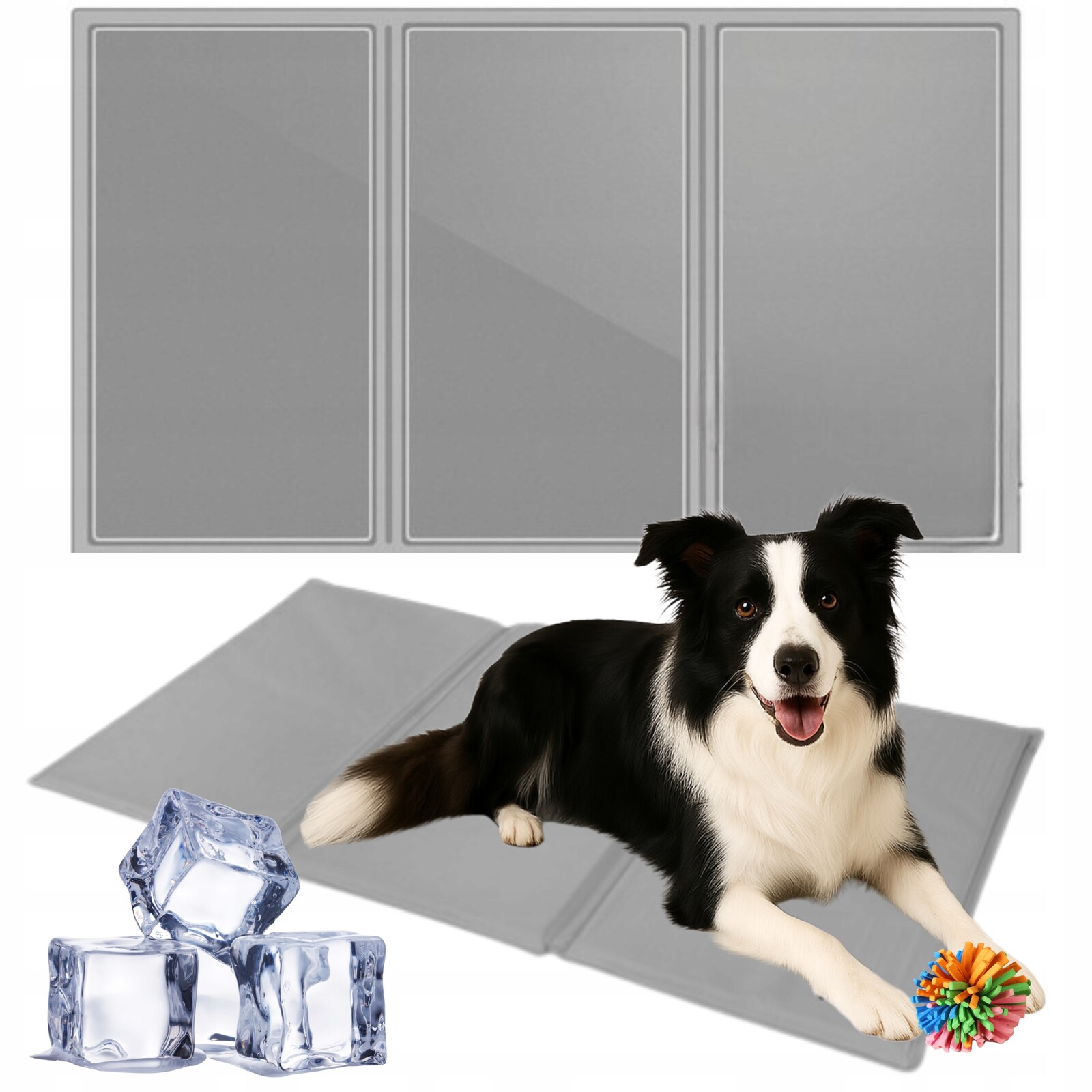 Chladicí podložka pro psa 90x50 Gelová Pelíšek Chladící na léto pro kočky