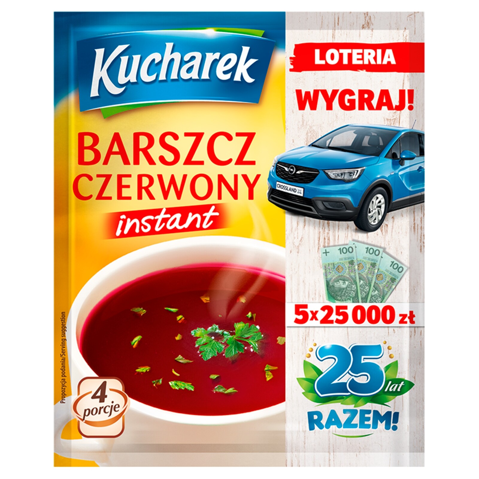 17 x Kucharek Polévka Kucharek Boršč Červený Instant 48G Prymat