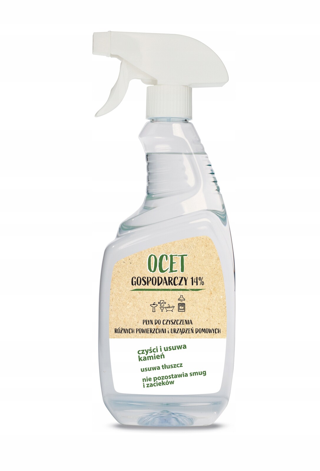 8X Gold Drop Ekonomický ocet Tekutina s širokým využitím s octem 750 ml