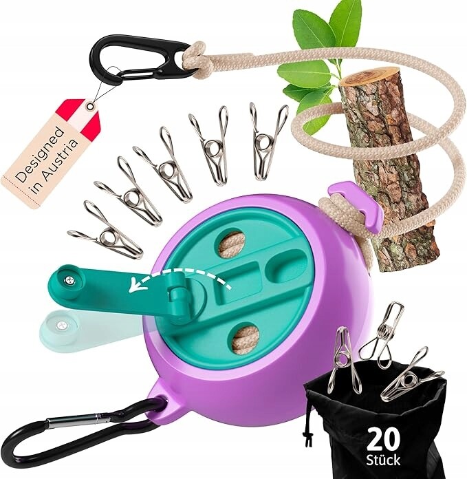 Skládací Šňůra Na Sušení Oblečení Pro Kempování A Cestování