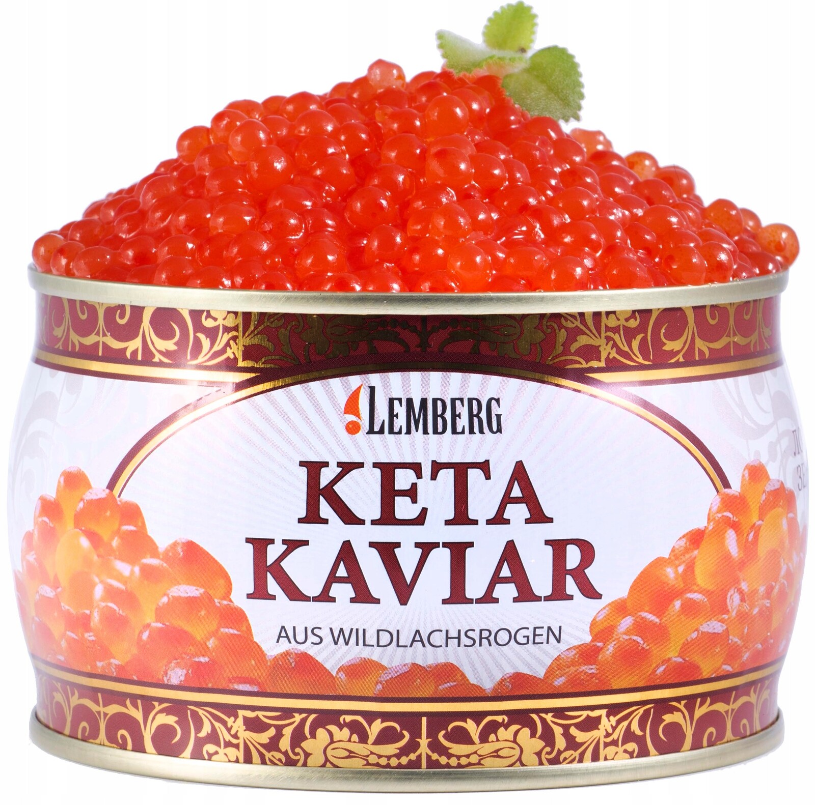 Kaviár z lososa Keta Lemberg 400 g Červený Delikates z Německa