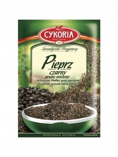 17 x Pepř černý hrubě mletý Cykoria 20 g
