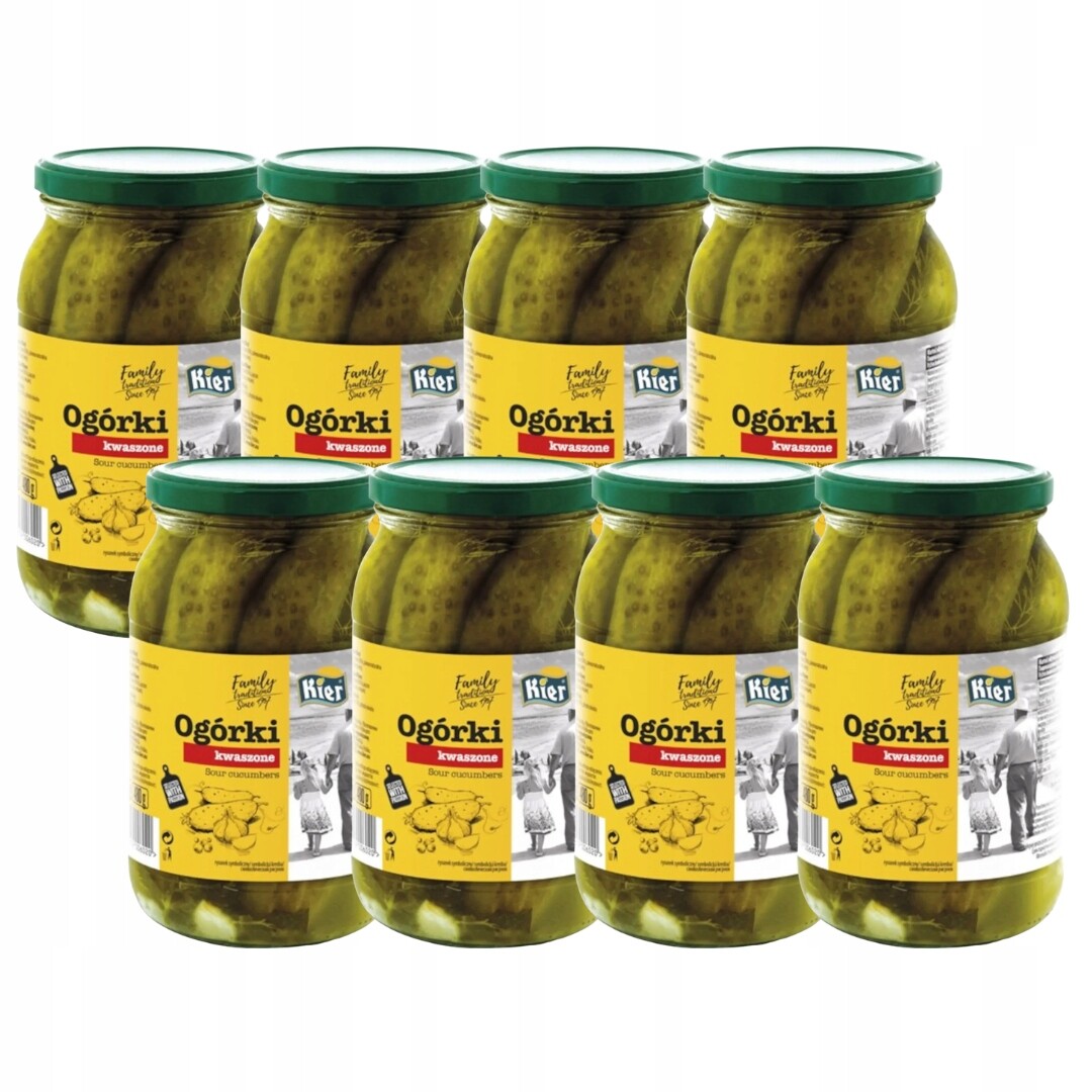 Kier Kysané okurky 860 g X 8 Kusů