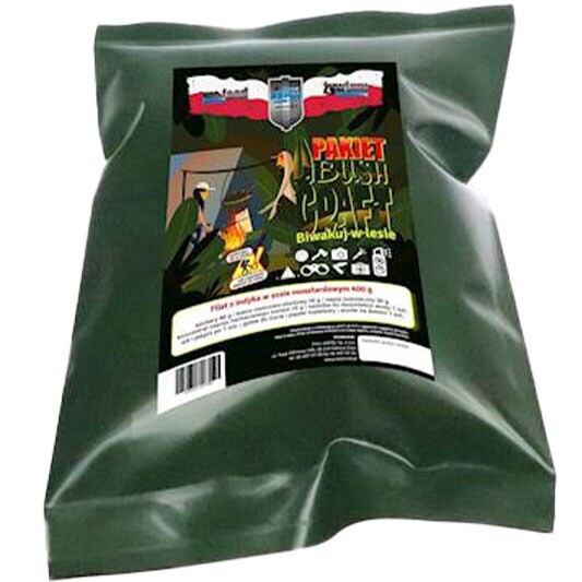 Individuální potravinová dávka Balíček bushcraft 1 filé z krůty