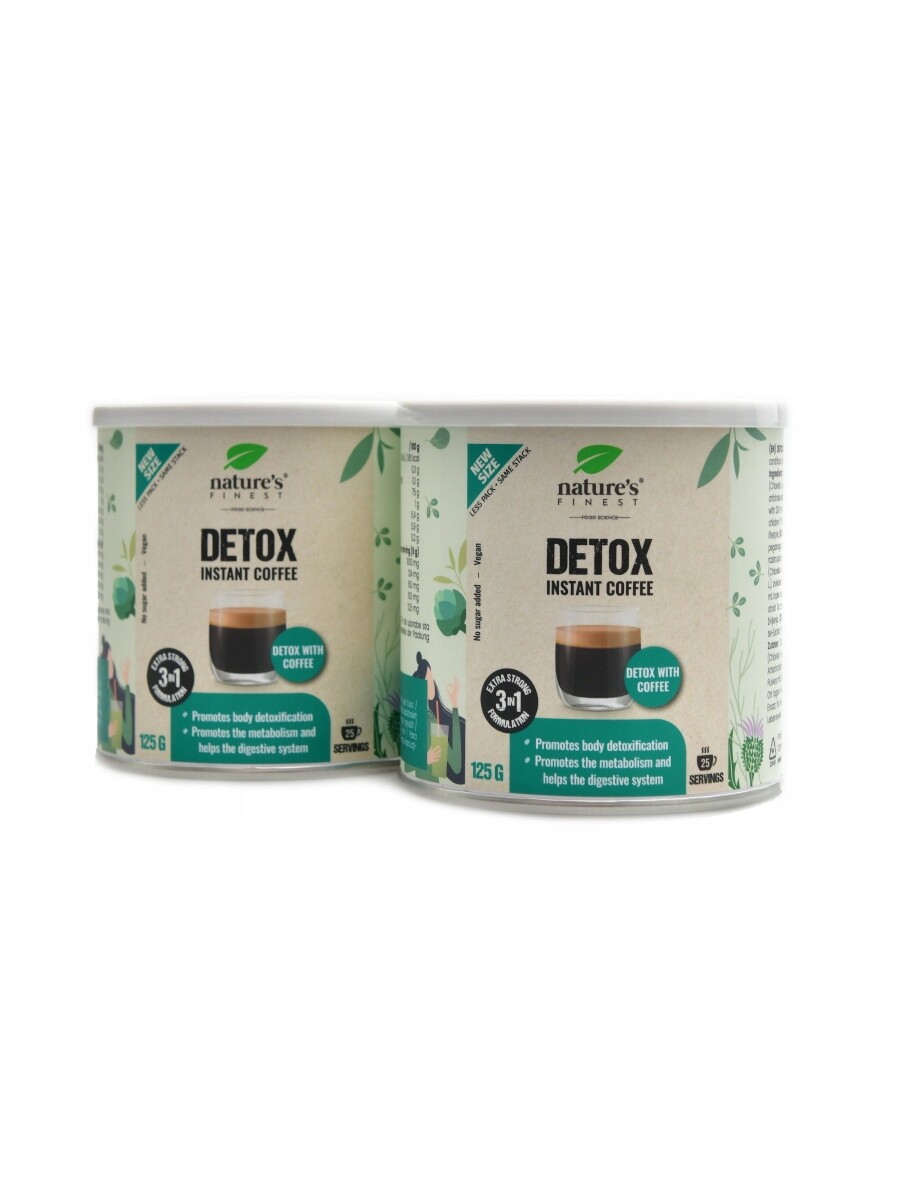 Natures Finest nutrisslim Detox Coffee 2 x 125g Duopack