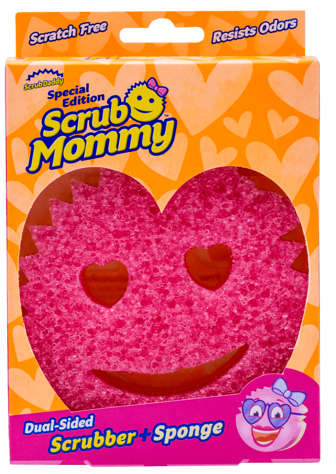 SCRUB MOMMY Houbička Srdce