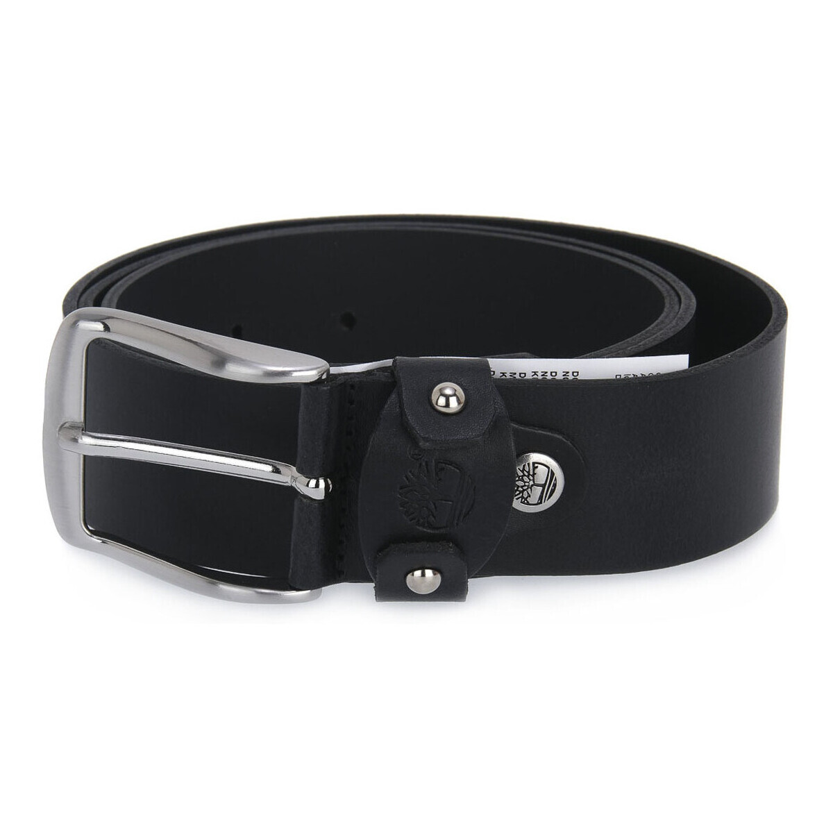 Timberland  48MM LOGO LEATHER  Černá