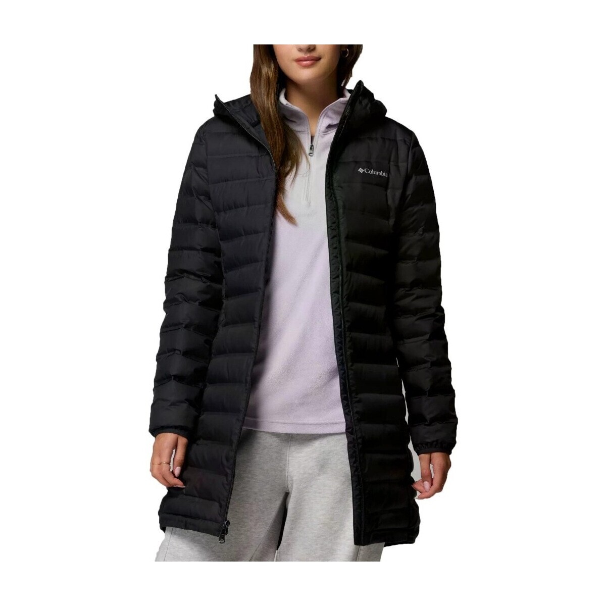 Columbia  LAKE 22 II DOWN LONG HOOD  Černá