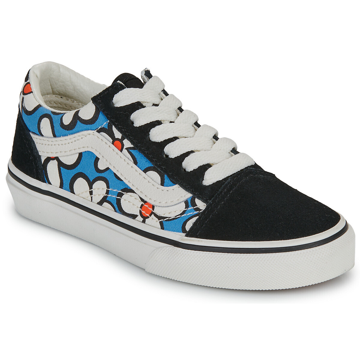 Vans  Old Skool Painted Floral Bright Azure  Černá