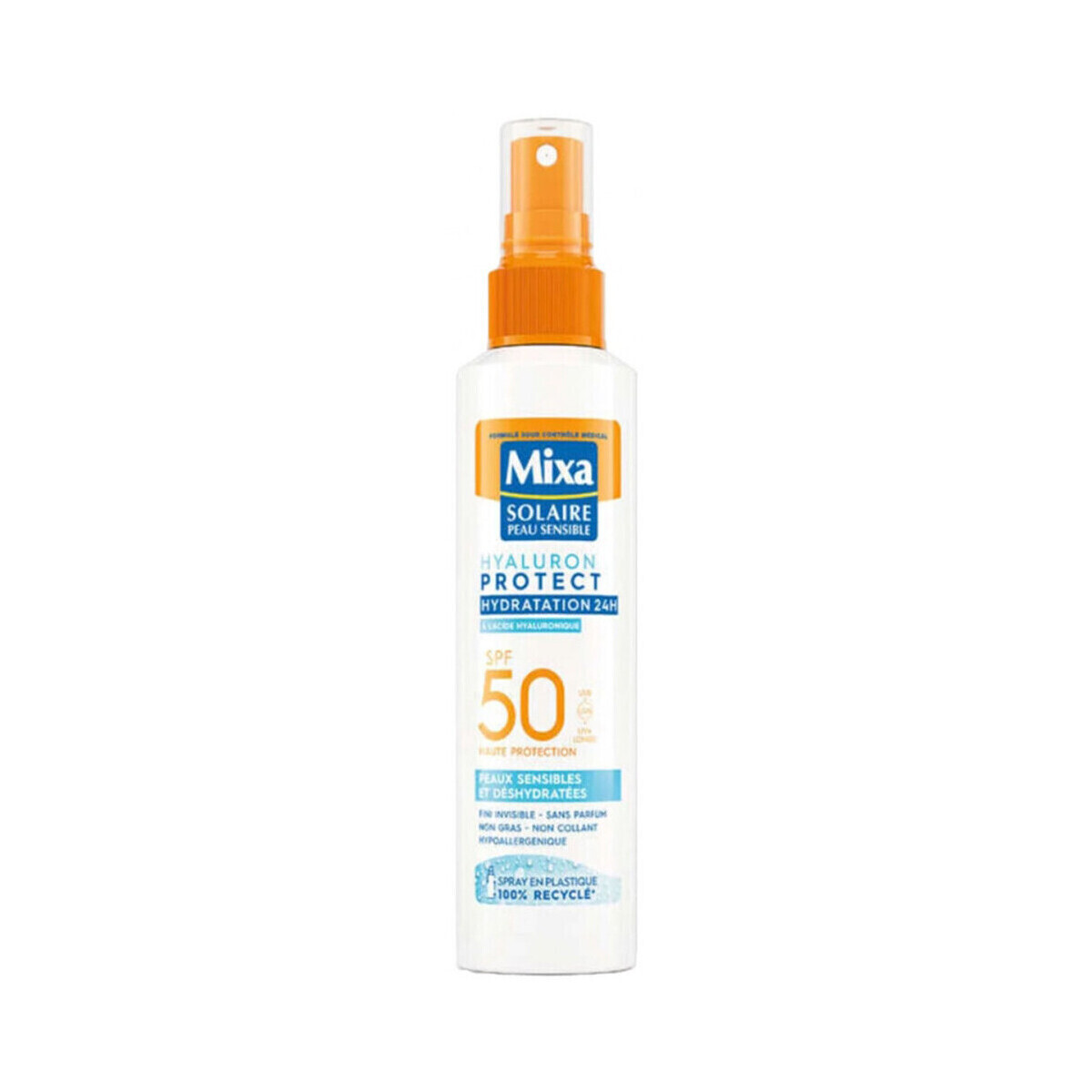 Mixa  Hyaluron Protect Hydrating Solar Spray 24H M0isture SPF
