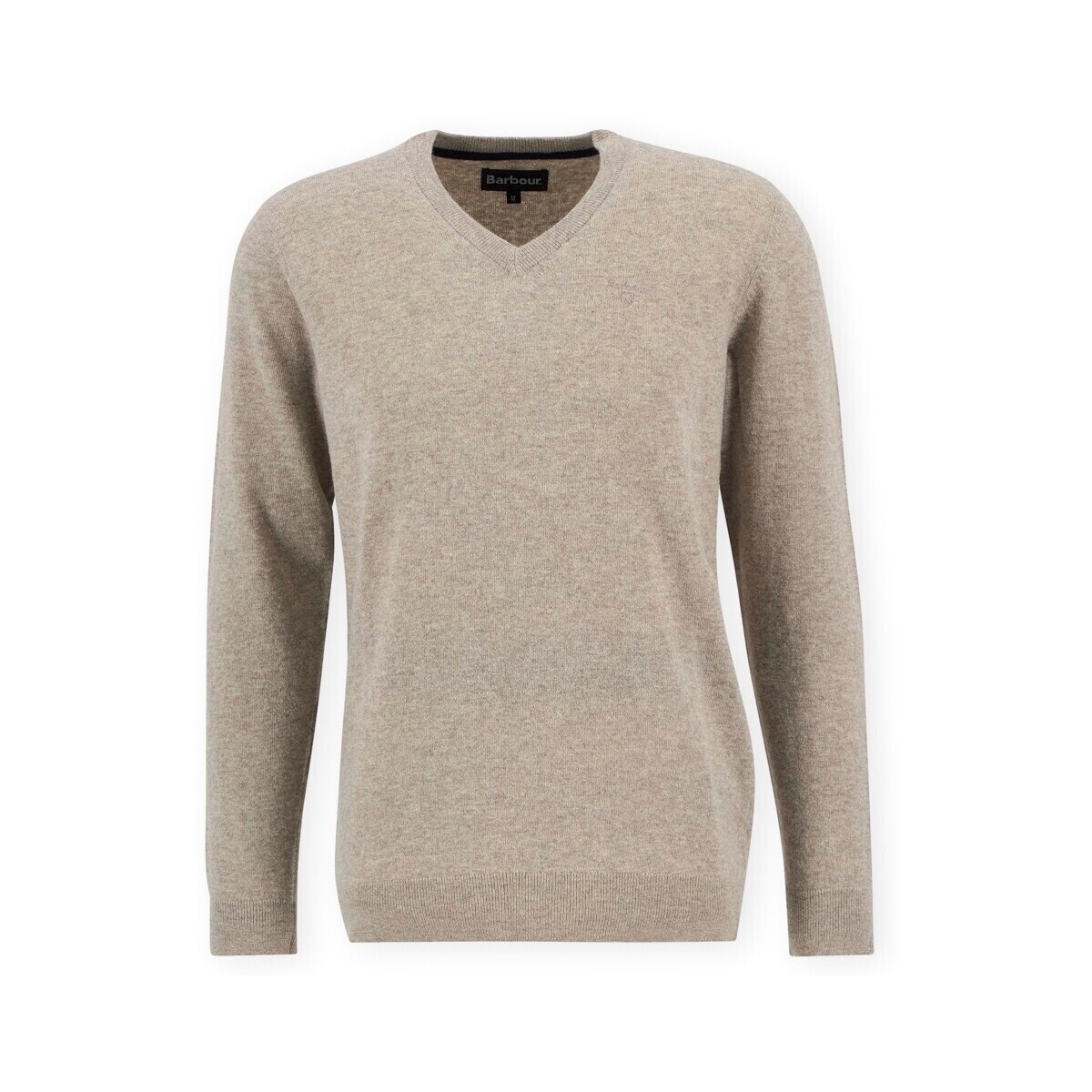Barbour  Essential V-Neck Jumper - Washed Stone  Béžová