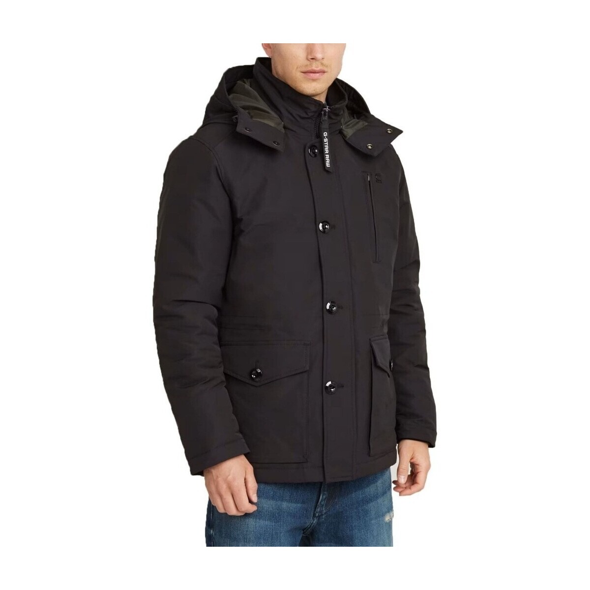 G-Star Raw  VODAN PADDED HDD JKT  Černá