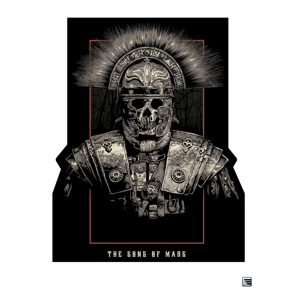 Samolepka Sons of Mars - barevná