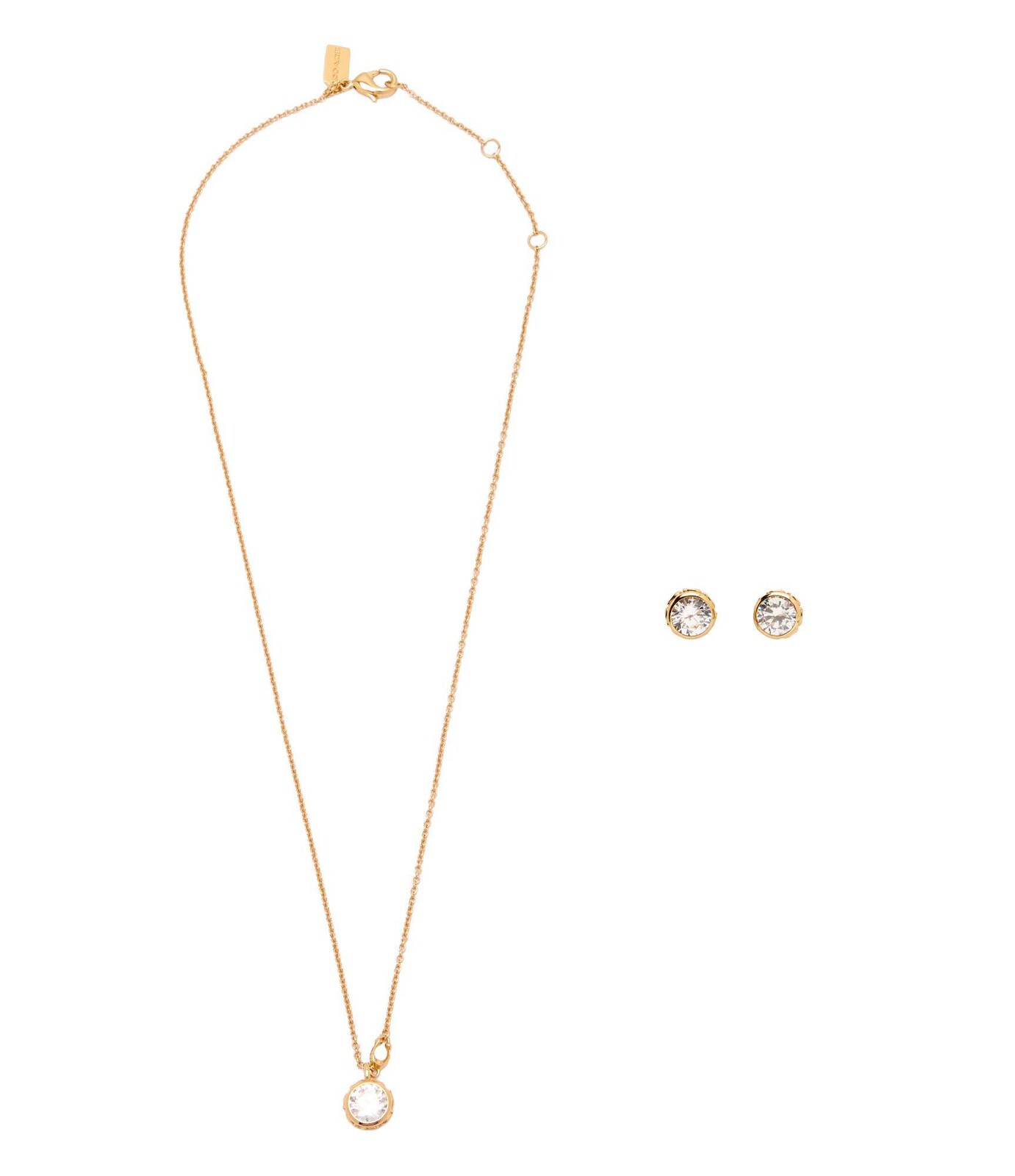 Coach Dámský set pozlacených šperků 37530390GLD110